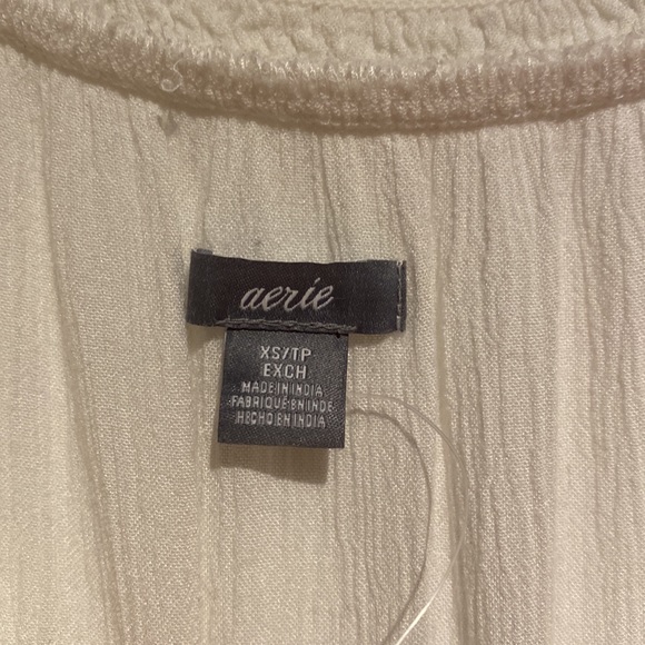 Aerie white over the shoulder jumpsuit - Picture 2 of 2